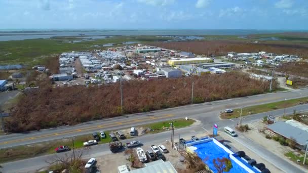 Florida Keys orkaan Irma nasleep 4k — Stockvideo