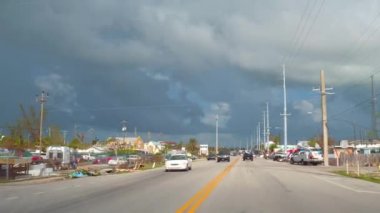 Florida Keys kasırga Irma enkaz 