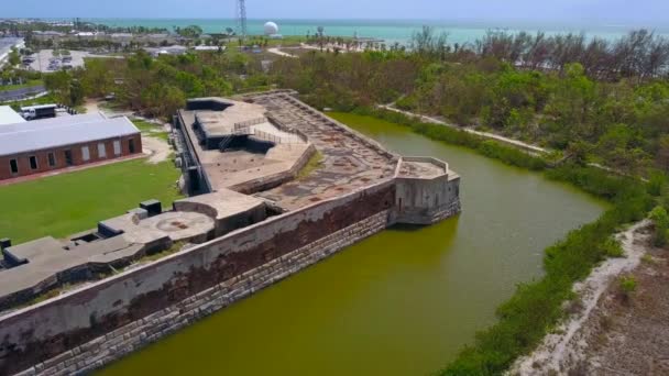 Fort zachary taylor parco storico statale — Video Stock
