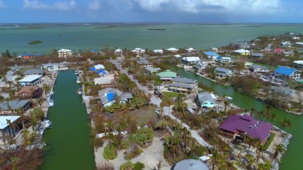 Florida Keys nasleep orkaan Irma — Stockvideo
