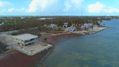 Florida Keys evleri kasırga Irma tarafından etkilendiği