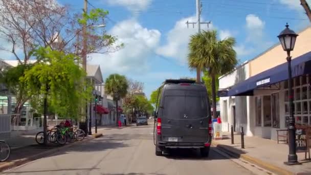 Key West FL 4k gimbal stabilized — Stock Video