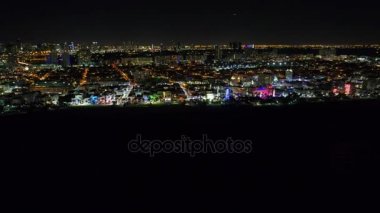 Miami Beach ile ön planda karanlık beach