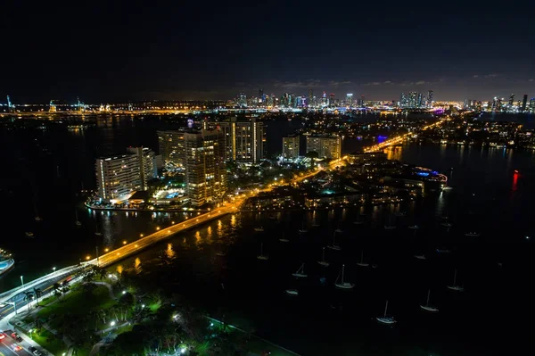 Belle Isle eiland Miami Beach — Stockfoto