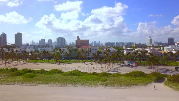 Miami playa del sur de la Florida Ocean Drive — Vídeo de stock