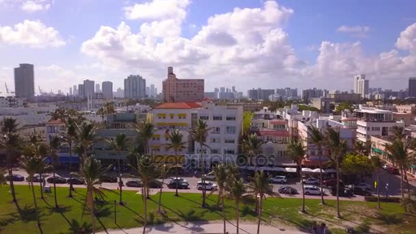 旅行のマイアミ ビーチ航空ビデオ撮影 — ストック動画