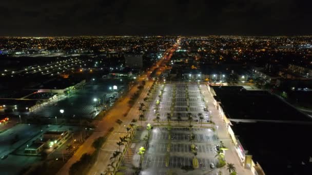 Centros comerciais Hallandale Beach Boulevard — Vídeo de Stock