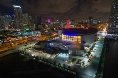 Hava gece fotoğraf Amerikan Havayolları Arena