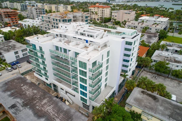 Construção em Bay Harbor Islands Miami Beach FL — Fotografia de Stock