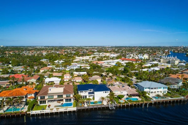 South Florida Mansions waterfront Hillsboro — Stock Photo, Image