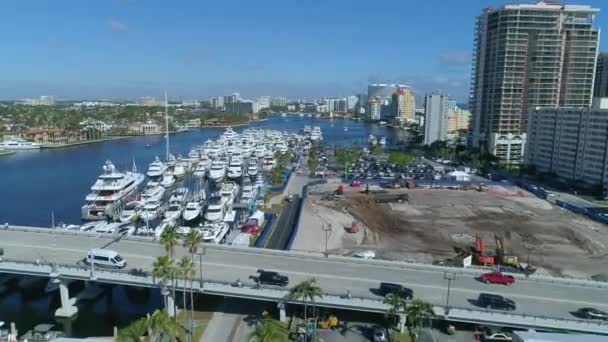 Show internacional de barcos Fort Lauderdale — Vídeo de Stock