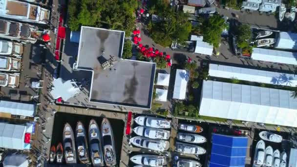 Feria internacional de Fort Lauderdale barco — Vídeos de Stock