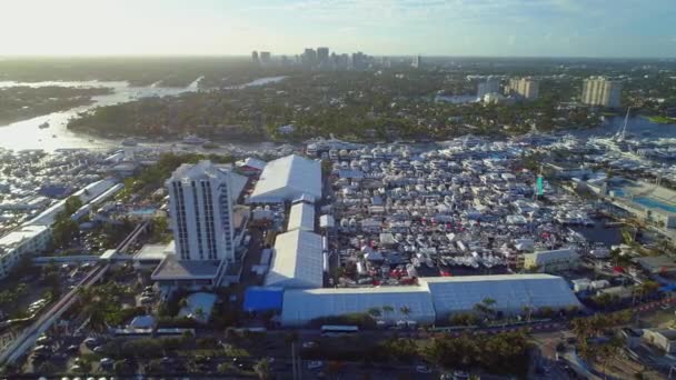 Båtmässan Fort Lauderdale Fl 2017 — Stockvideo