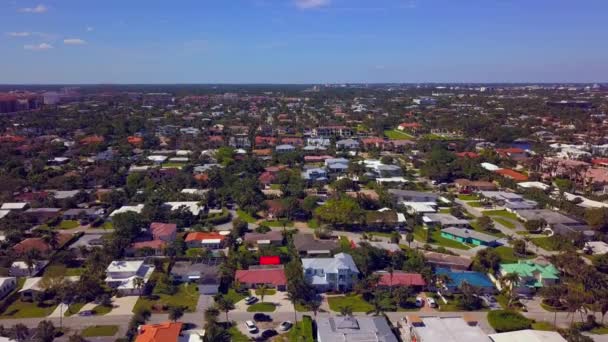 Residential neighborhood in Boca Raton Florida — Stock Video