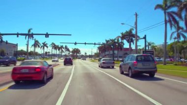 Ticari iş bölgesi Pompano sürüş 