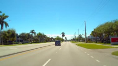 Ticari iş bölgesi Pompano sürüş 