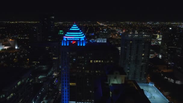 Downtown Fort Lauderdale en Florida Estados Unidos — Vídeos de Stock