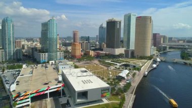 Şehir merkezinde bir Tampa hava video görüntüleri
