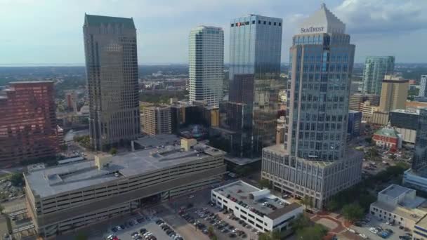 Imagens aéreas de Bank Tampa — Vídeo de Stock