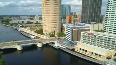 Şehir merkezinde bir Tampa hava video görüntüleri