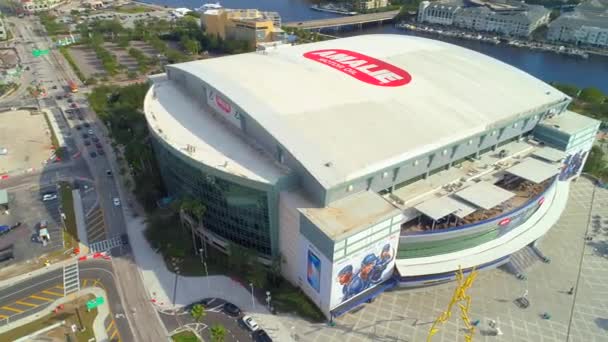 Amalie Arena stadion Tampa — Stockvideo