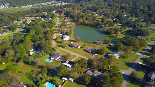 Tallahassee landscape and neighborhoods — Stock Video