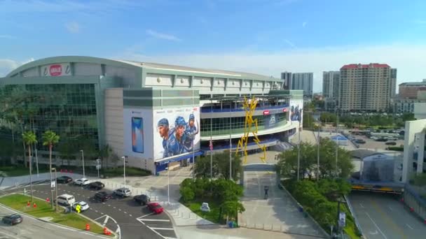 Amalie Arena stadyumu Tampa — Stok video