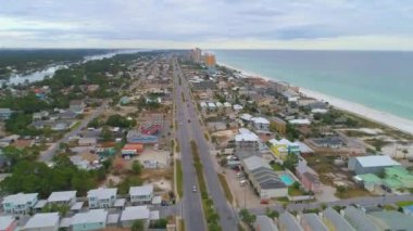 Panama Beach Florida görüntüleri. 4 k sahil tatil