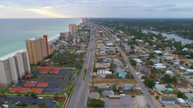 Panama Beach Florida görüntüleri. 4 k sahil tatil