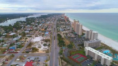 Panama Beach Florida görüntüleri. 4 k sahil tatil