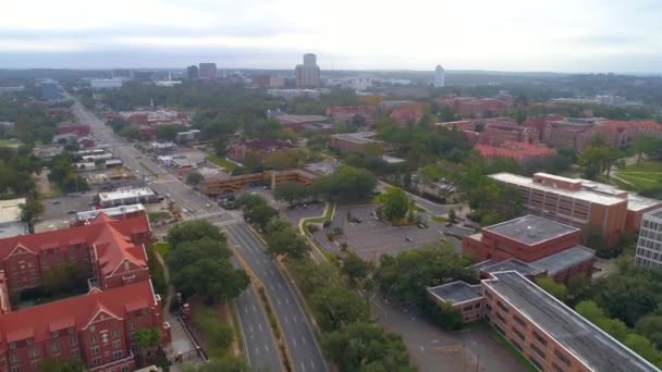 Luchtfoto Drone Beelden Van Tallahassee — Stockvideo