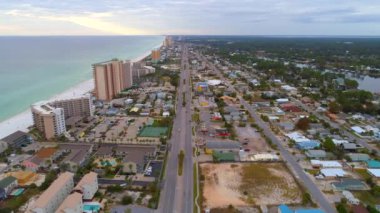 Panama Beach Florida görüntüleri. 4 k sahil tatil