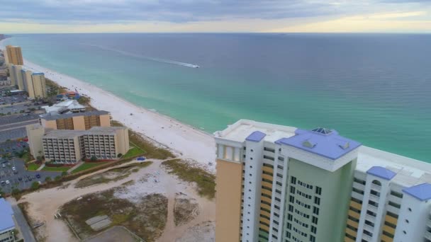 Materiał Panama Beach Florydzie Przy Plaży Resorts — Wideo stockowe