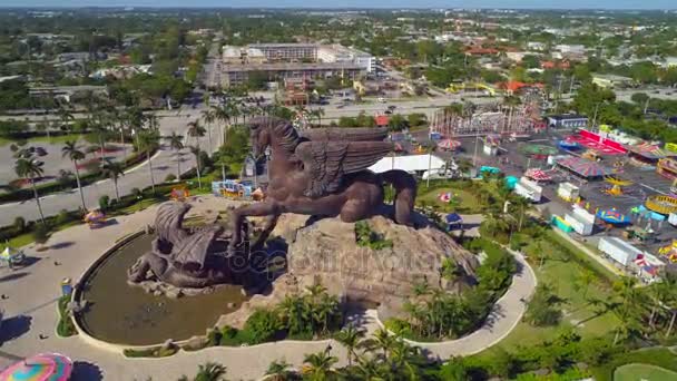 Aerial video of Hallandale Florida — Stock Video