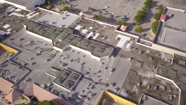 Inspekcja Dachu Handlowe Mall — Wideo stockowe