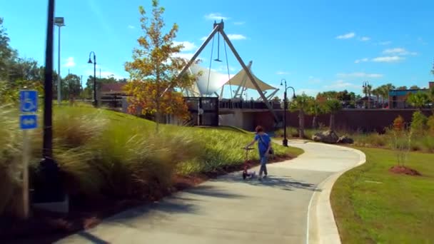 Vídeo aéreo Cascades Park — Vídeos de Stock