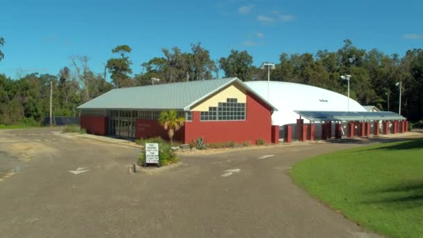 Movimento Terra Metraggio Wade Piscina Tallahassee — Video Stock