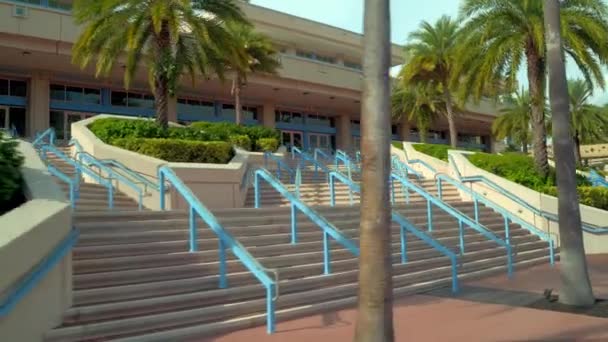 Hareketli Görüntüleri Tampa Convention Center Waterside — Stok video
