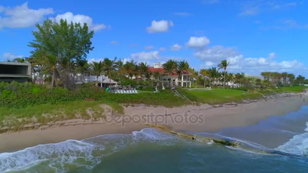 空中のマイアミ ビーチ フロリダ — ストック動画