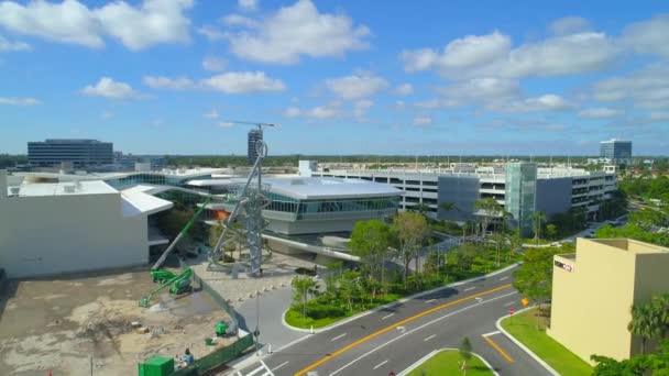 Aventura Mall costruzione food court 2017 — Video Stock