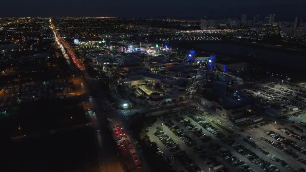 Luchtfoto video van hallandale florida — Stockvideo