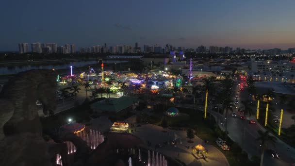 Imágenes Aéreas Aviones Tripulados Youth Fair Broward County — Vídeos de Stock