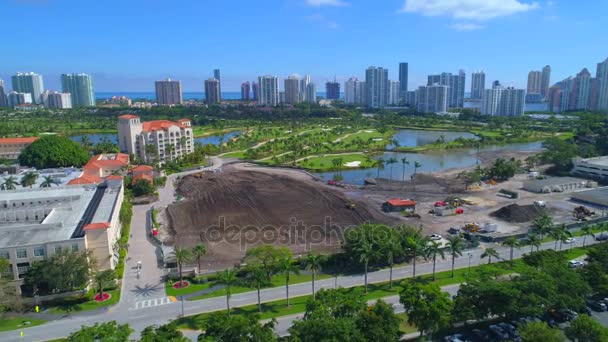 Aventura Mall food court construcción 2017 — Vídeo de stock