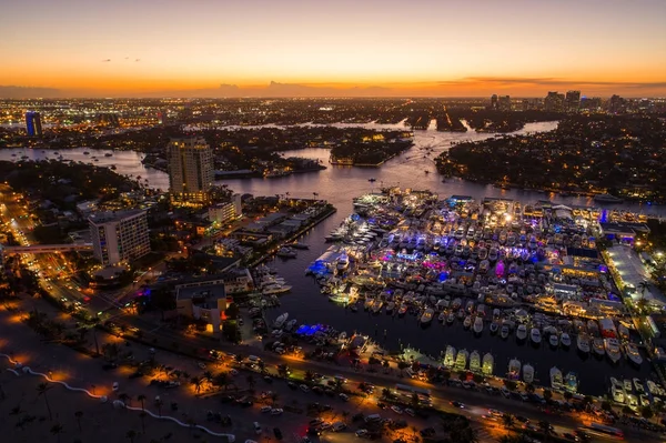 Ft Lauderdale Boat show Florida — Stock Photo, Image