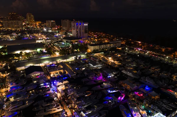 Bahia Mar Fort Lauderdale boat show w 2017 r. — Zdjęcie stockowe