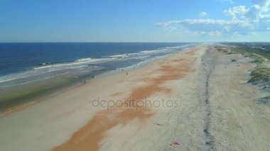 Hava hyperlapse St Augustine Fl beach 4k 24p