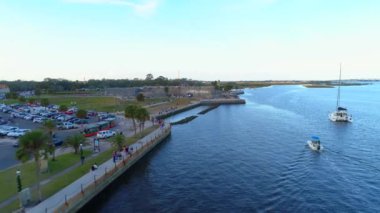 Hava video Castillo de San Marcos St Augustine Fl