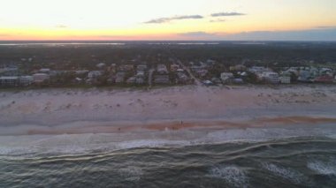 Yanal hava dron St Augustine Beach Fl video çekim