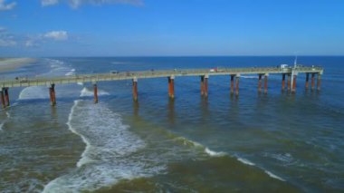 St Augustine plaj balıkçılık iskele hava dron vurdu