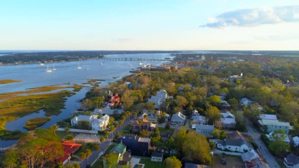 Augustine Florida Bairro Residencial — Vídeo de Stock